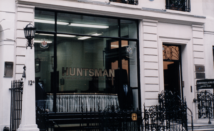 HUNTSMAN Savile Row Shop Front